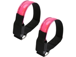 De Segurança Led Refletora De 2 Peças Para Corrida Noturna, Pulseira Luminosa Ajustável Para Pulso E Tornozelo, Alta Gokoco
