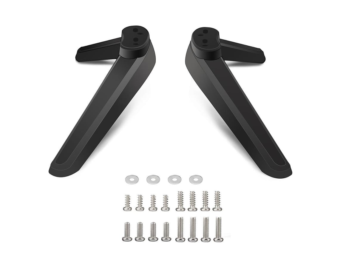 Suporte Universal para Tv, Base de Substituição para Tv de Secretária, Pés para Suporte de Tv Portátil Exterior Viagem Compacta Wifi Notur STELASPLEN