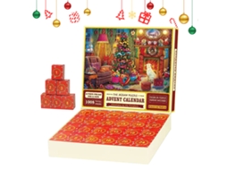 Quebra Cabeça De Natal Calendário Do Advento 2023, 1008 Peças Caixa Surpresa 24 Slowmoose