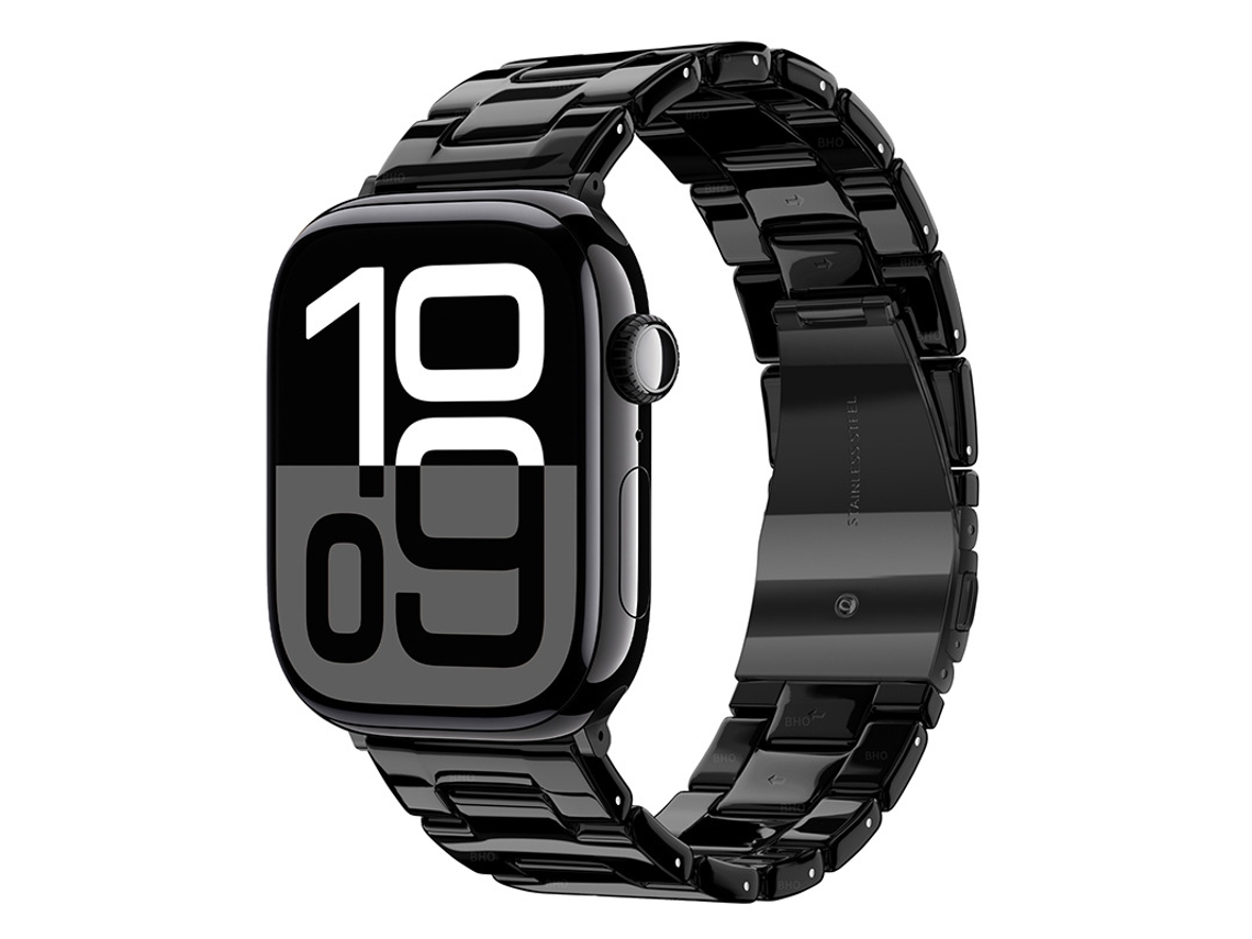 Bracelete Para Apple Watch 42/44/45/46/49mm Preto Cuich