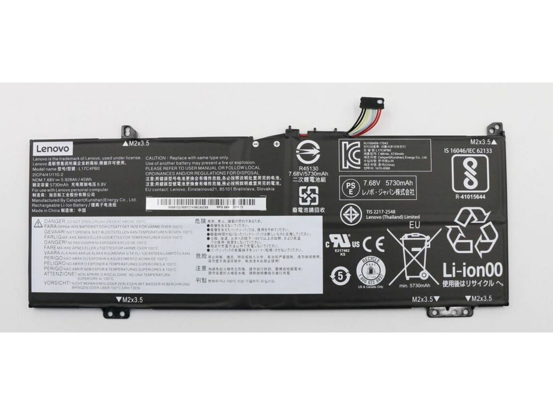 7.68v 45wh 4 Cell Lenovo