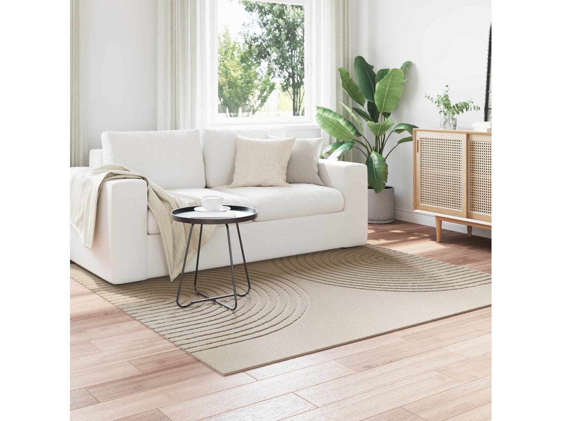Vidaxl Tapete Interno Galati Bege 200 X 200 Cm Poliéster