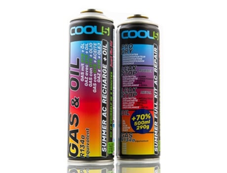 Kit De Refrigerante 2em1 5em1 Para A/c Cool5 Substituição R134a