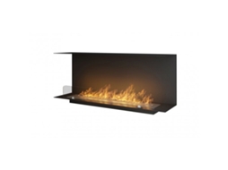Lareira a bioetanol de três faces Lareira a bioetanol encastrável INSIDE C VERS1 cm 100 Queimador Linear 80cm / Capacidade 2L 14 OUTINFIRE