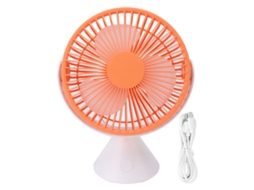 Ventilador de Mesa Teto 3 Velocidades USB 360° Rotação Bateria 1500mAh | S/MARCA