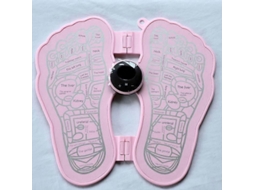 Massageador De Pés Portátil Mlr-125 Mini Para Idosos, Com Pulso Ems, Relaxamento Dos Em Casa. Cor: Rosa (reca Rregável).