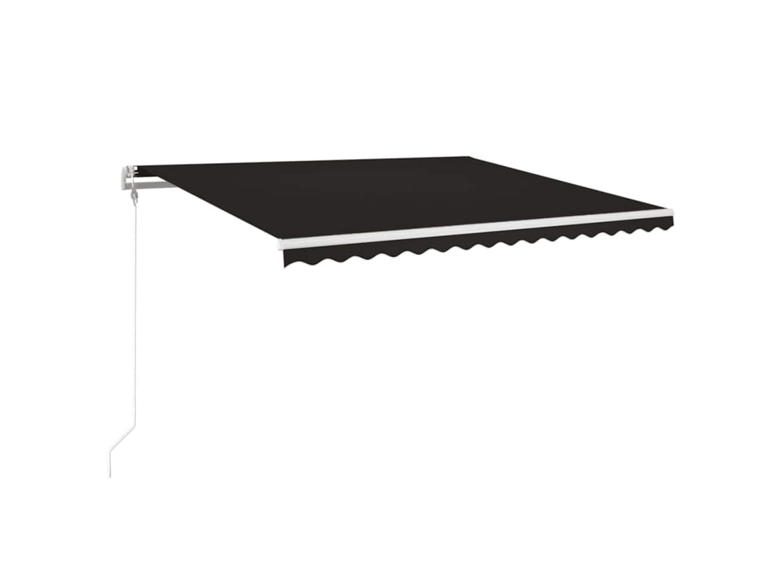 Toldo Automático com Led e Sensor de Vento 400x350 cm Antracite MAISON EXCLUSIVE