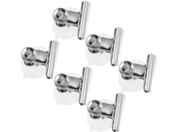 Conjunto De 6 Peças Suportes Toalha Com Ventosa Em Aço Inoxidável E