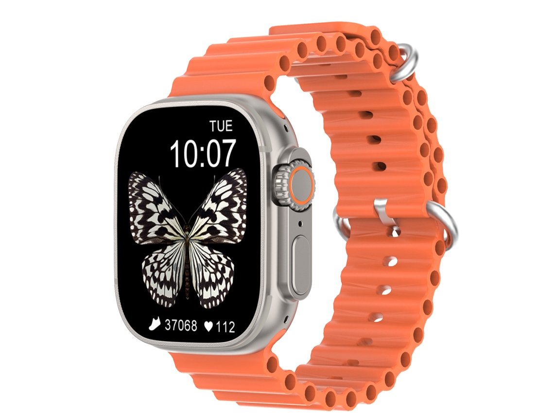 (laranja) Smartwatch Com Modo Esportivo, Gps Integrado E Tela Amoled.