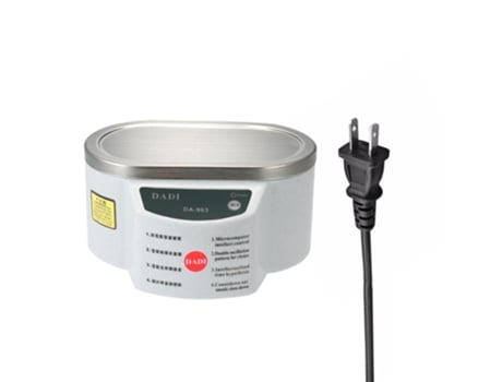 Pequeno limpador ultrassônico digital para uso doméstico, relógios, ferramenta de limpeza de placas de circuito Dadi