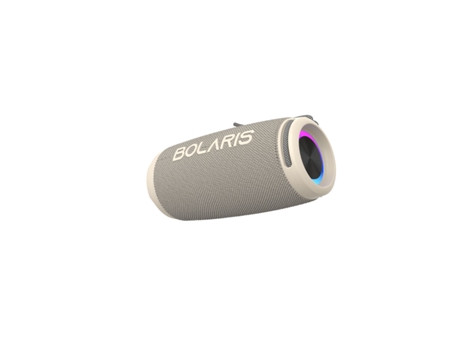 BOLARIS Altifalante Sem Fios Roma 5.4 Ipx6 30W Bluetooth com Efeitos de Iluminação Led Bege