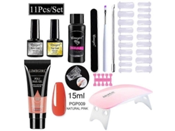 Conjunto de Manicure com Lâmpada Led 54 W, Unhas 20.000 Rpm, Máquina Broca para Unhas, Kit D e Gel Uv GOKOCO