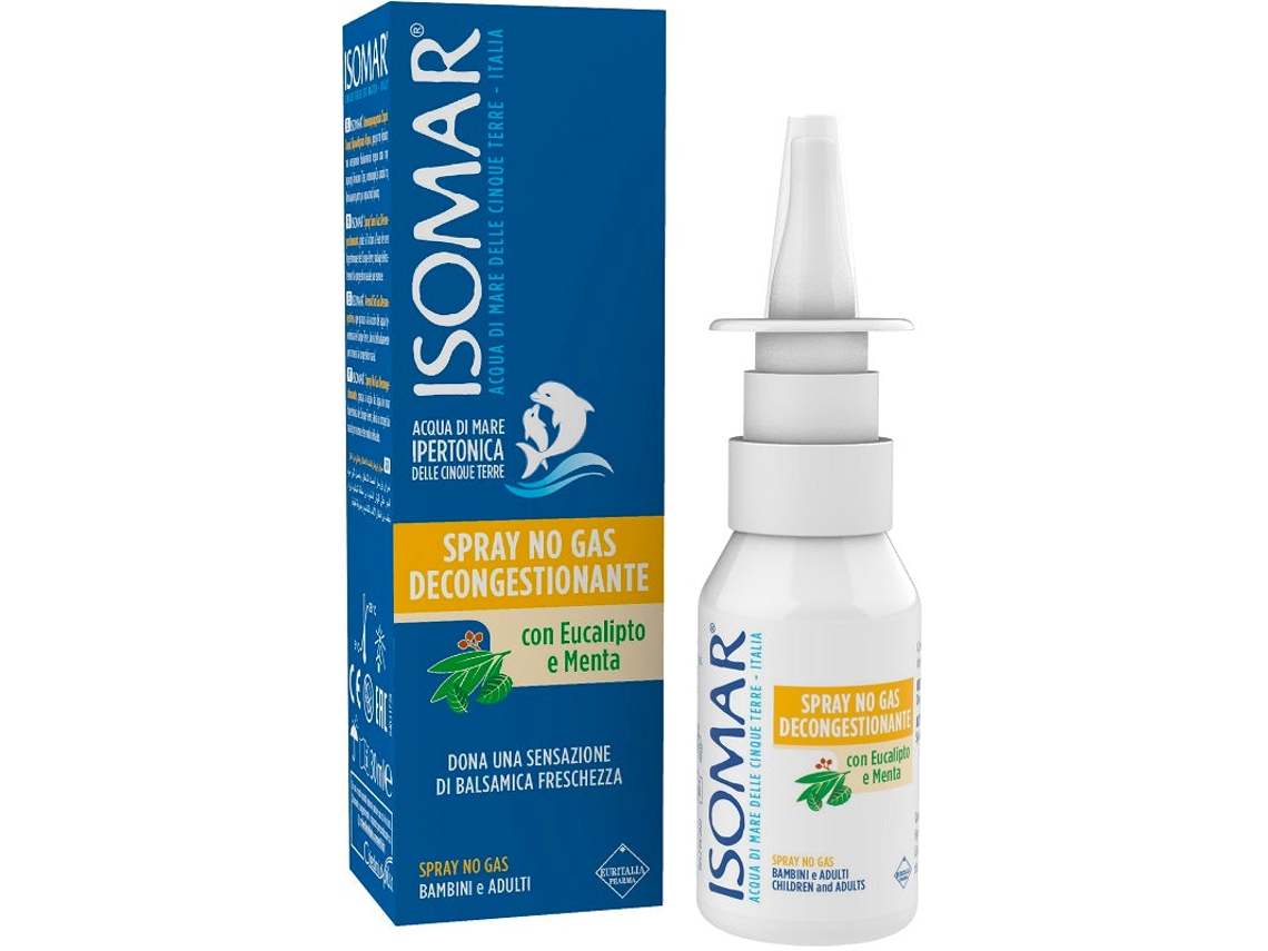 Spray Descongestionante Sem Gás ISOMAR 30 Ml ISOMAR