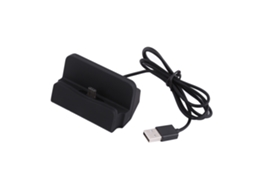 Dock de carregamento de mesa, em estante