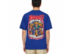 Rockinstone Jaws Movie Big Mouth Solid Royal Adult T-shirt Size:xxl