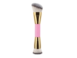 Pincel 2 Em 1 Com Duas Pontas Para Creme E Pó, Para Misturar E Aplicar Líquidos, Pós, Cremes E Blushes. Everley891