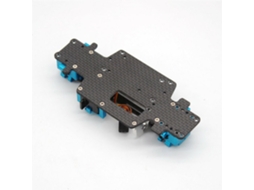 Chassi Inferiorplaca De Chassi Inferior Em Fibra De Carbono Aprimorada Para Wltoys 284161 284010 284131 K989 K979 K999 Peças Para Veículos Rc 1/28