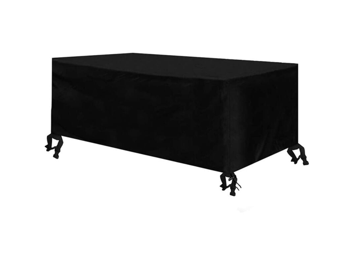 Capa Protetora Impermeável Para Móveis De Jardim,mesa E Cadeiras,tamanho 170x94x70 Cm,oxford Preto Btforus