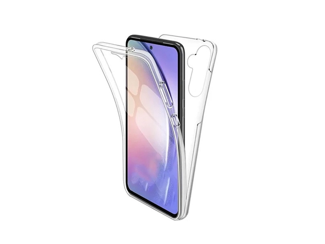 Capa 360° Proteção Frente E Verso Gift4me Para Samsung Galaxy A37 5g - Transparente