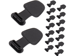 Kit com 16 Peças de Tampões de Proteção Contra Poeira para Portas de Carregamento Tipo C, Autoadesivos. SFUSHOS