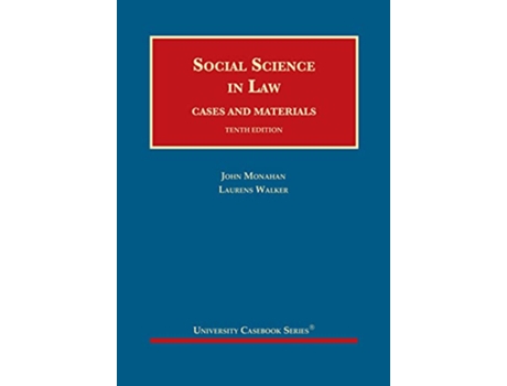 Livro Social Science in Law de John Monahan e W Walker (Inglês - Capa Dura)