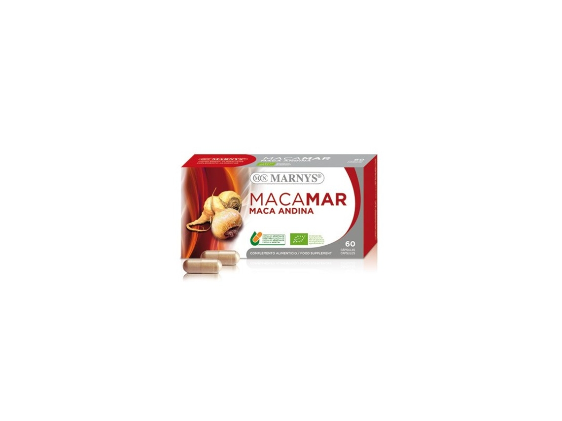 Suplemento Alimentar MARNYS Macamar Bio (60 cápsulas vegetais)