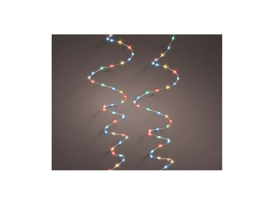 Grinalda de Luzes BIGBUY CHRISTMAS (Multicor)