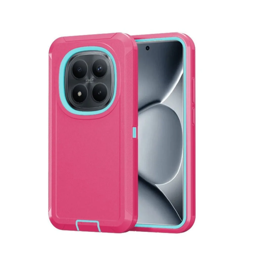 (vermelho, Redmi Note 15 Pro 5g) Capa Protetora Blindada De Três Camadas Específica Para Ott, Capa Protetora Resistente A Impactos.