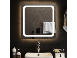 Vidaxl Espelho De Casa De Banho Com Luzes Led 60x60 Cm