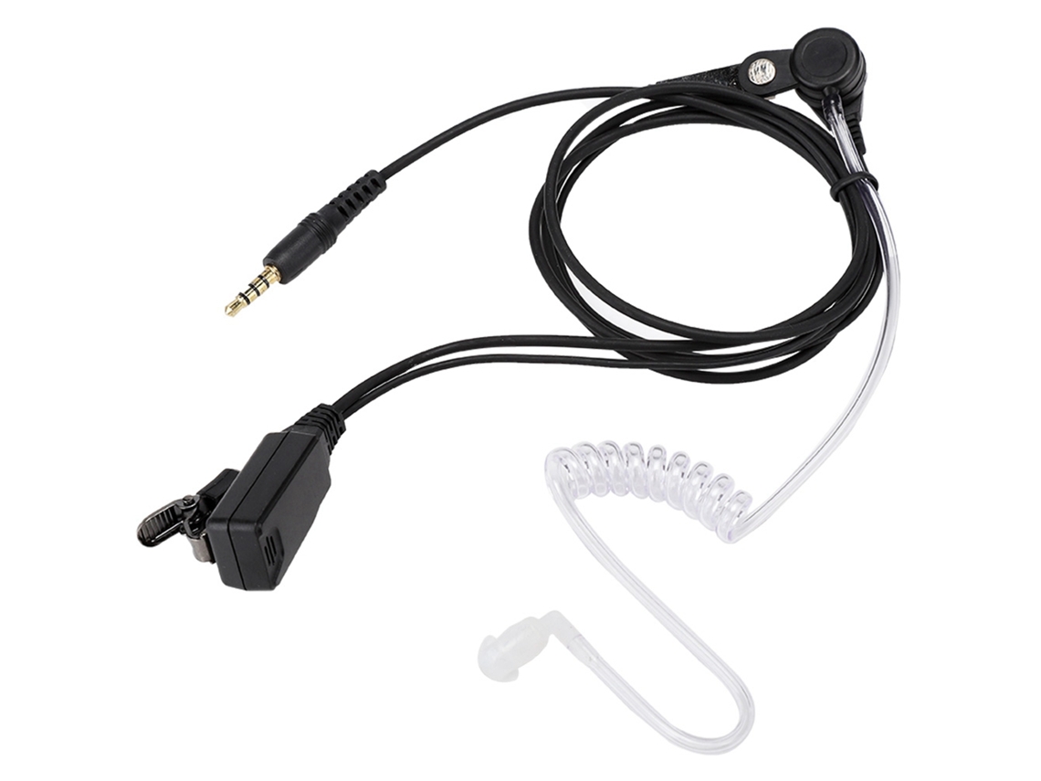 Fone de Ouvido Mali com Microfone de Garganta Z tactics Z033fg, com Bandana de Nylon para Element Ptt