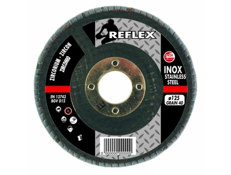 Disco Flap Z Plano em Aço Inoxidável REFLEX 40 125