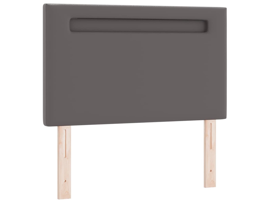 Cabeceira Cinzeto Led 90 cm em couro sintético MAISON EXCLUSIVE