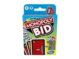 Jogo Educativo HASBRO Monopoly Bid (Idade Mínima: 7 Anos - 1,91 x 9,21 x 14,29 cm)