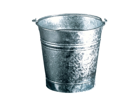 Balde GUILLOUARD - 040120 Alargado de Aço Galvanizado 11L 040120