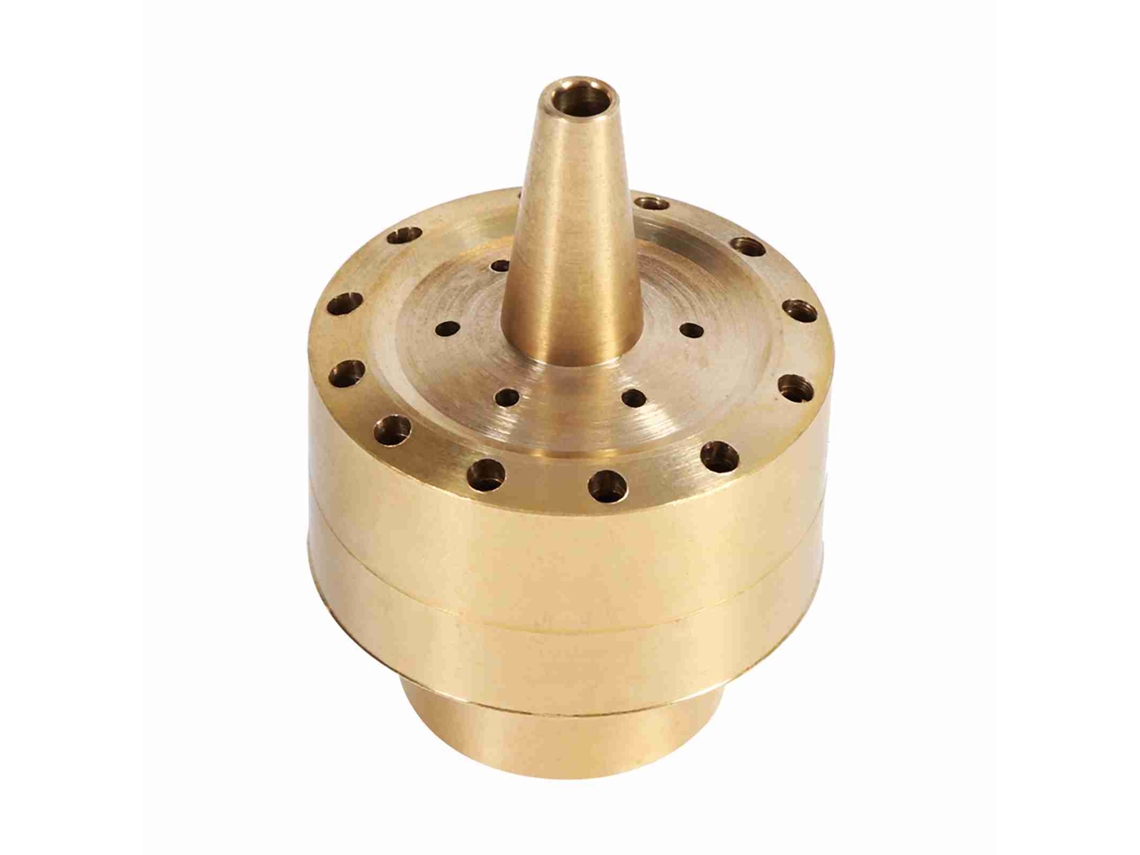Mangueira de chuveiro Primerox em latão banhado a ouro para fonte de jardim, aspersor de 3/4''