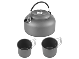 Chaleira de Camping com Canecas Metal 1.4l