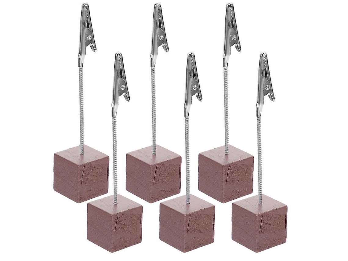 6Pcs Clipes de Memorando Retrô ALLINLESS