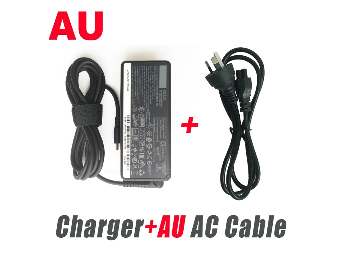 Lurelia Carregador Para Portátil T470s T480 Usb-c 65 W Para Portátil Lenovo Thinkpad X1 Carbon T470s T480 T480s