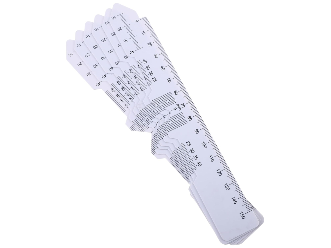 Régua Óptica Baluue, Leve E Compacta, Em Plástico, Com 6 Peças, Para