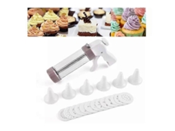 Pistola De Enquadramento Creme Com Prensa De Biscoitos, 2025 Novo Conjunto De Prensa De Biscoitos Para Cozimento Nostalgia88