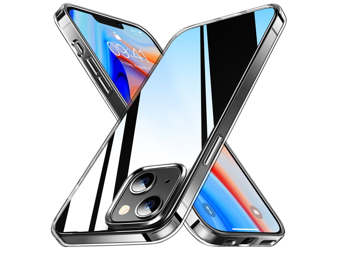 Capa de Telefone para iPhone 13 com Duas Câmeras e Proteção Militar EOOCOO