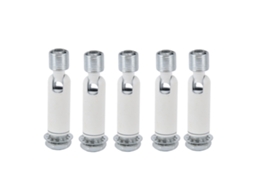 2026 5 Peças Adaptador de Teto Inclinado M10 para Lâmpada Pendente Candelabro Acessórios de Suspensão Branco