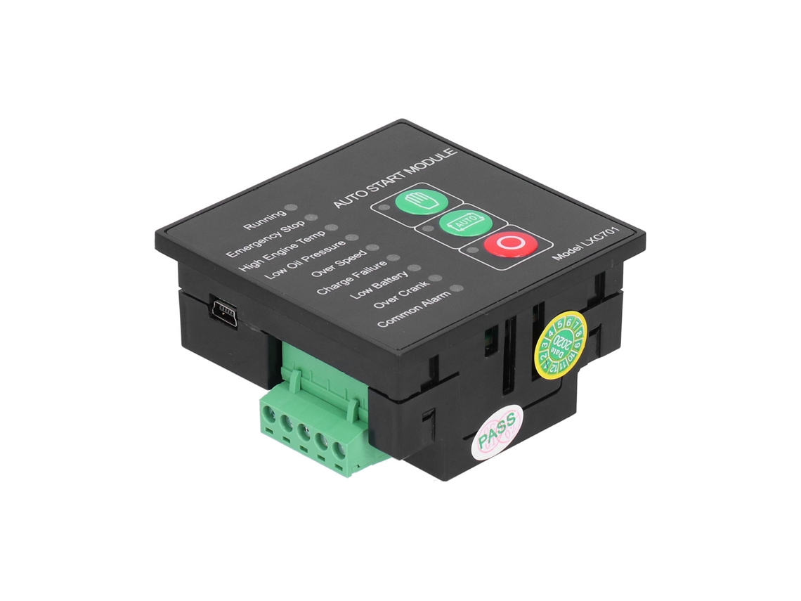 Controlador de Gerador Diesel com Arranque Automático