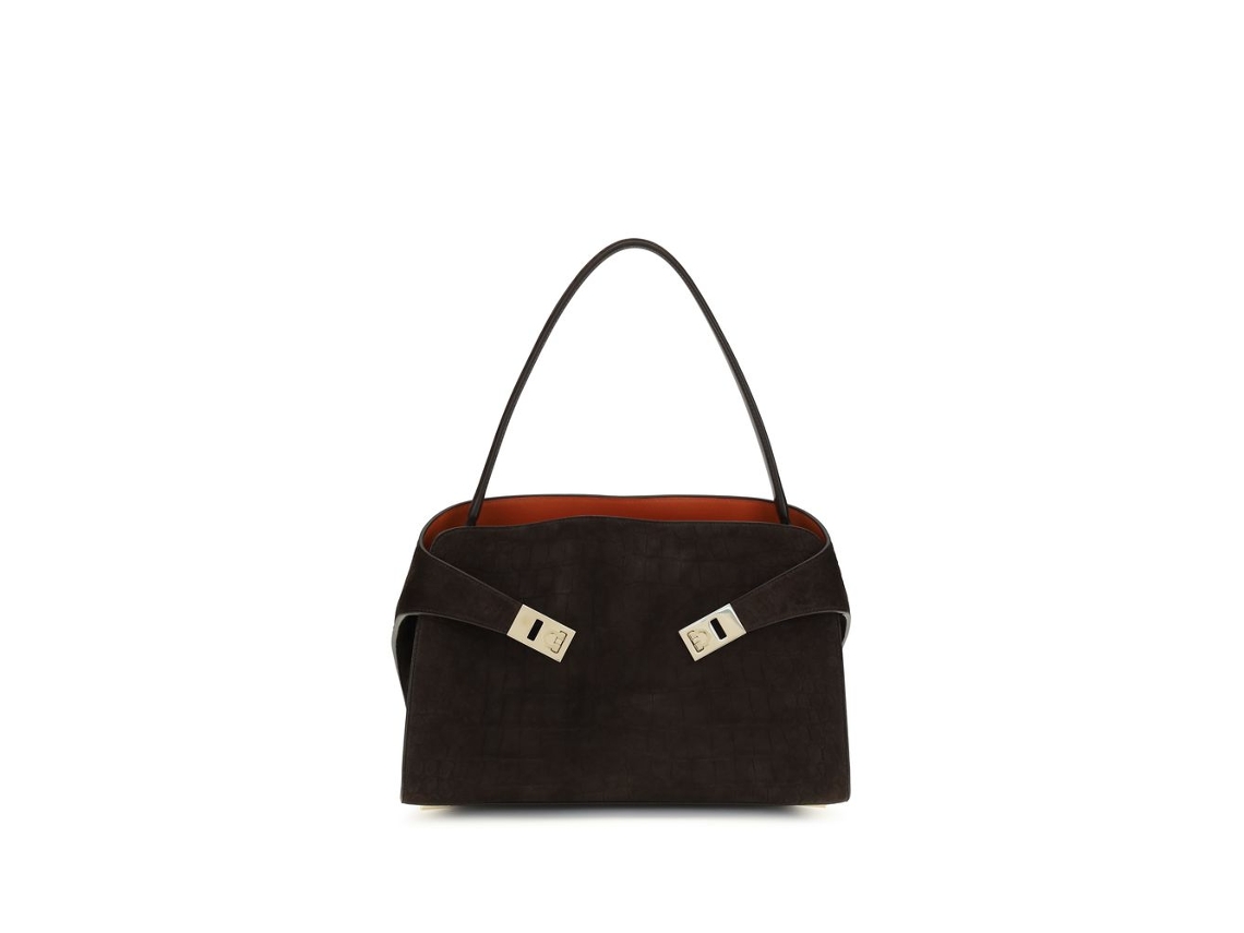 Mala De Ombro Ferragamo 792871_035 – Castanho