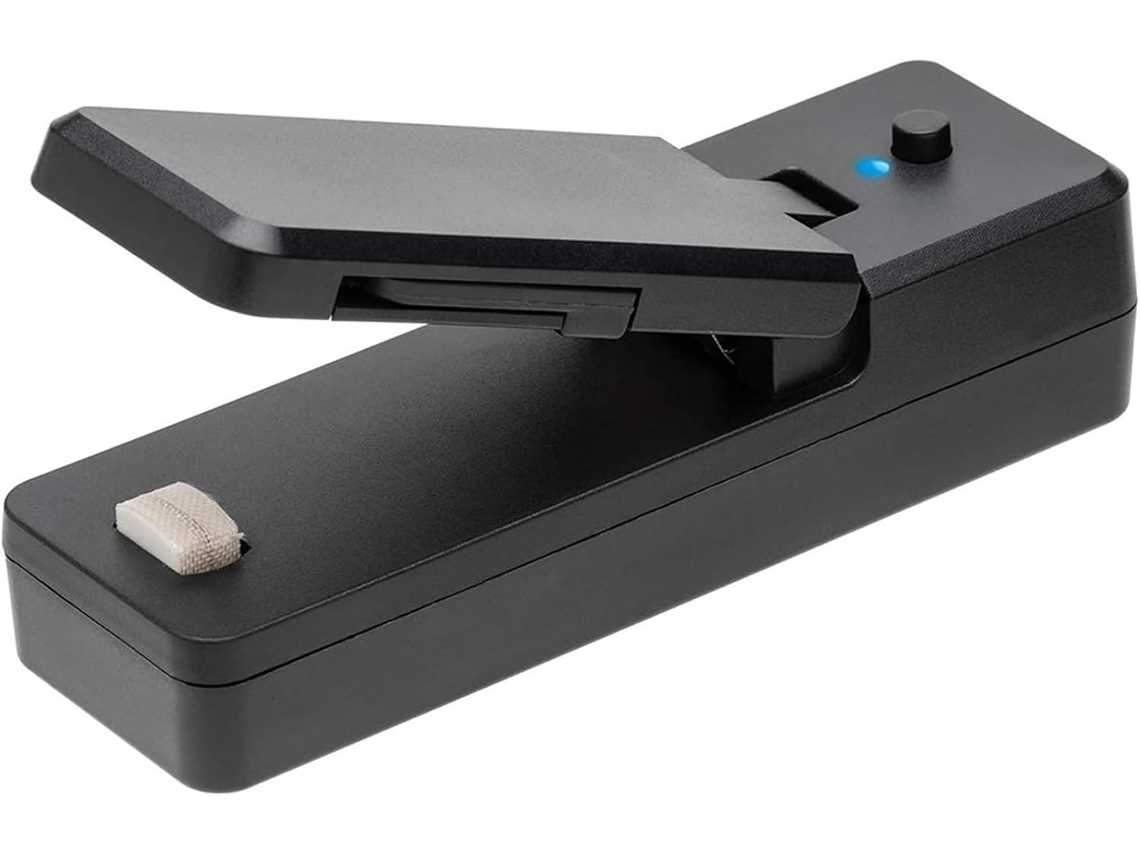 Mini Seladora Térmica De Alimentos Recarregável Via Usb Com Clipe, Seladora Pequena Preta