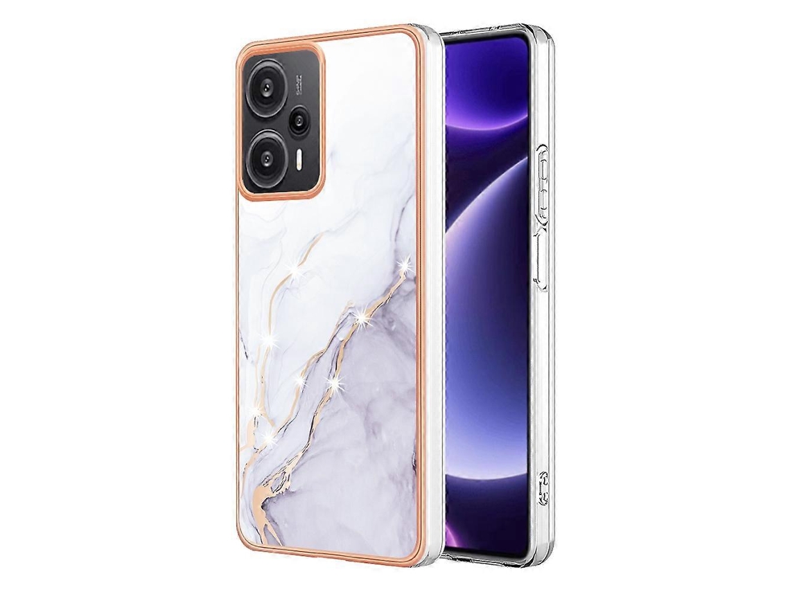 Capa Dupla Face Imd Com Efeito Mármore Eletrogalvanizado Para Xiaomi K70e