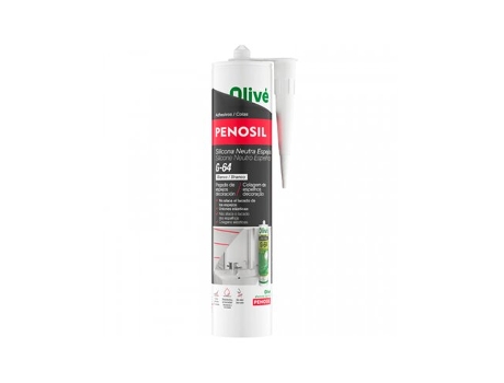 Espelhos De Cartucho De Silicone Neutro 300ml Branco G 64 Penosil