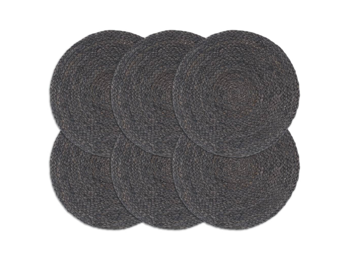 Placemat, Placemats Vidaxl Cinzeto Juta (n/a)