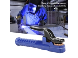Clampa De Soldadura Em Cobre Laxiscreed 500a Para Máquinas De Soldar E Eletrodos