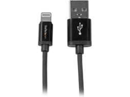 Cabo de Dados STARTECH (Lightning - USB A - 15 cm - Preto)